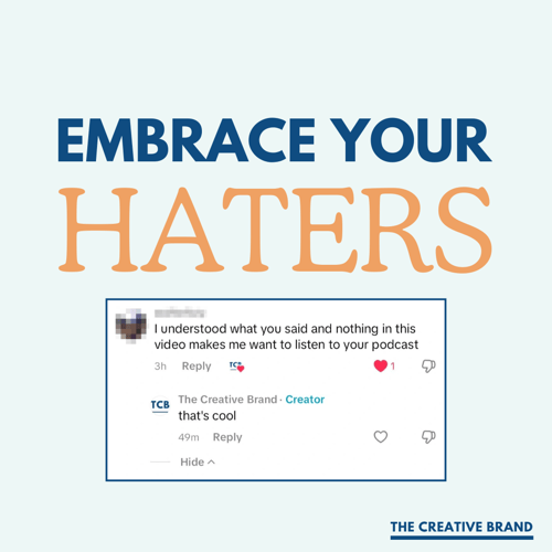 Embrace the Haters