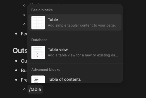 Notion screenshot