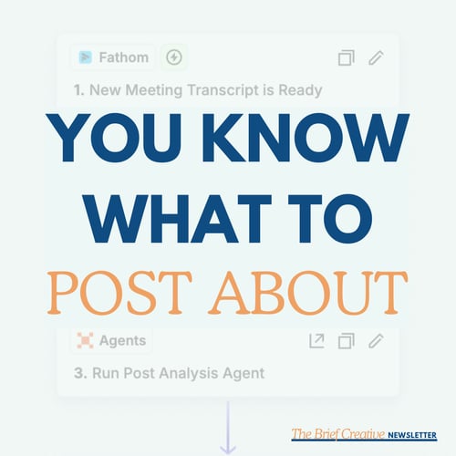 You Know What to Post About